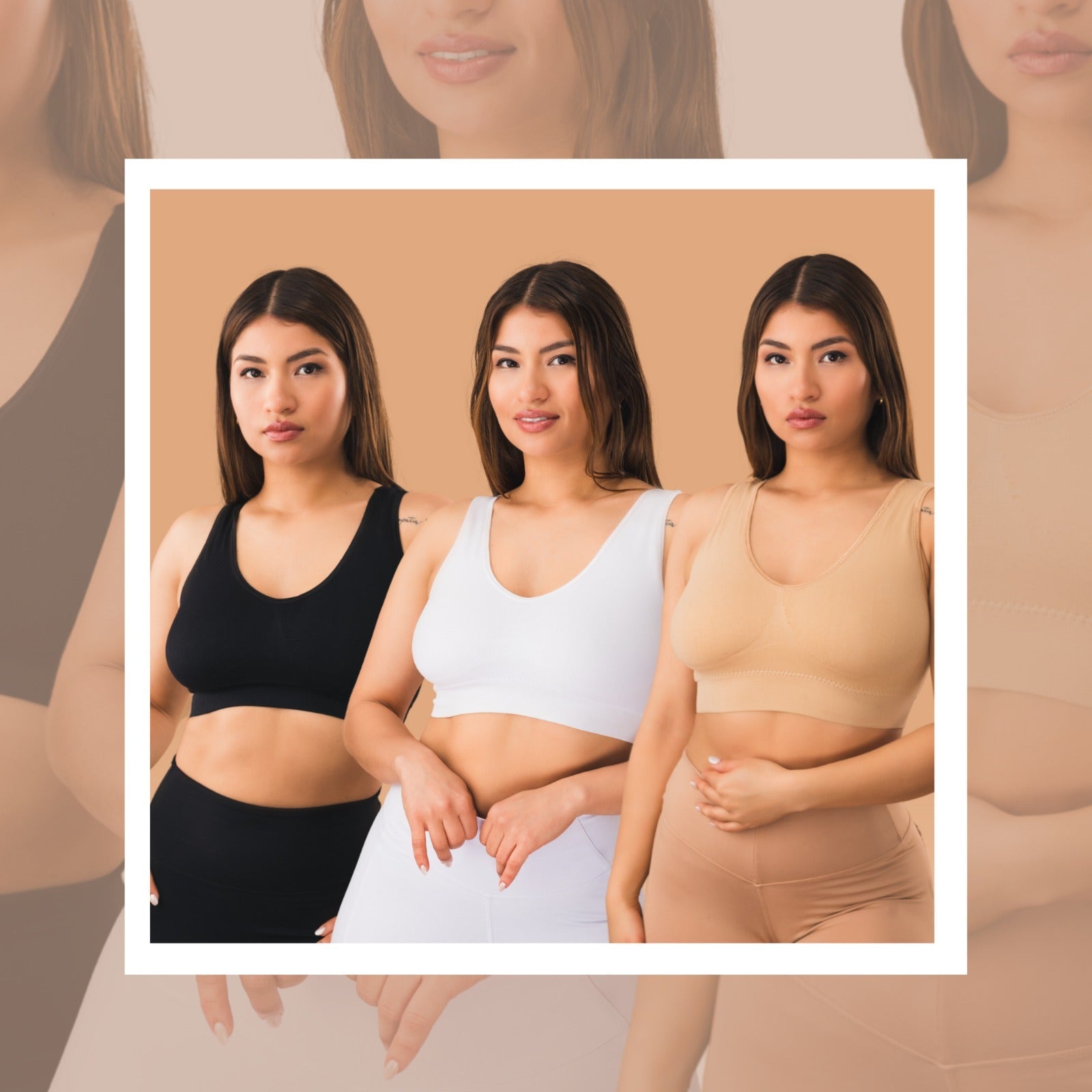 3 Pack Un-Padded Variety - Classic - The Genie Bra