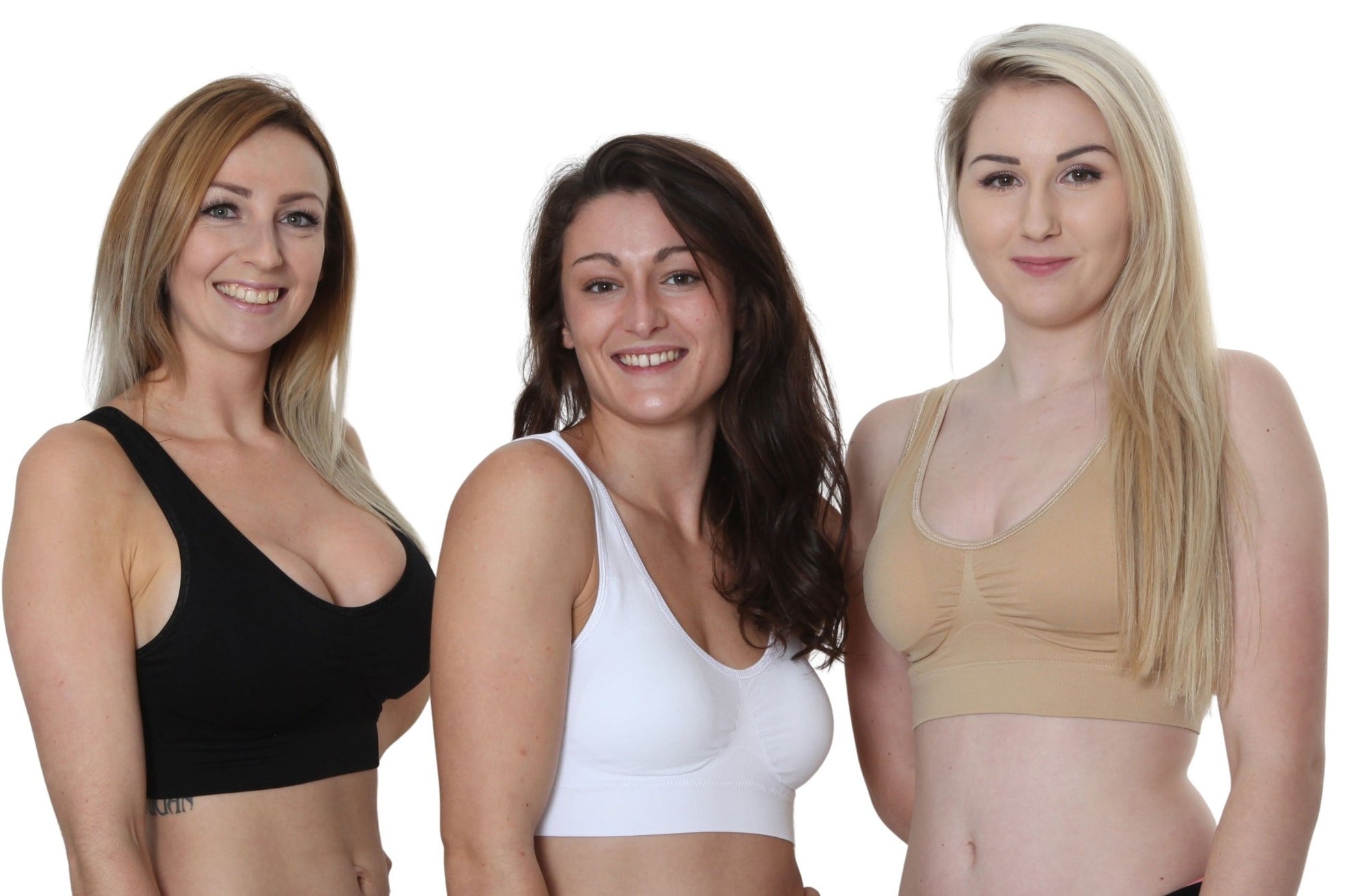 3 Pack Un-Padded Variety - Classic - The Genie Bra