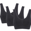 3 Pack Padded - Black