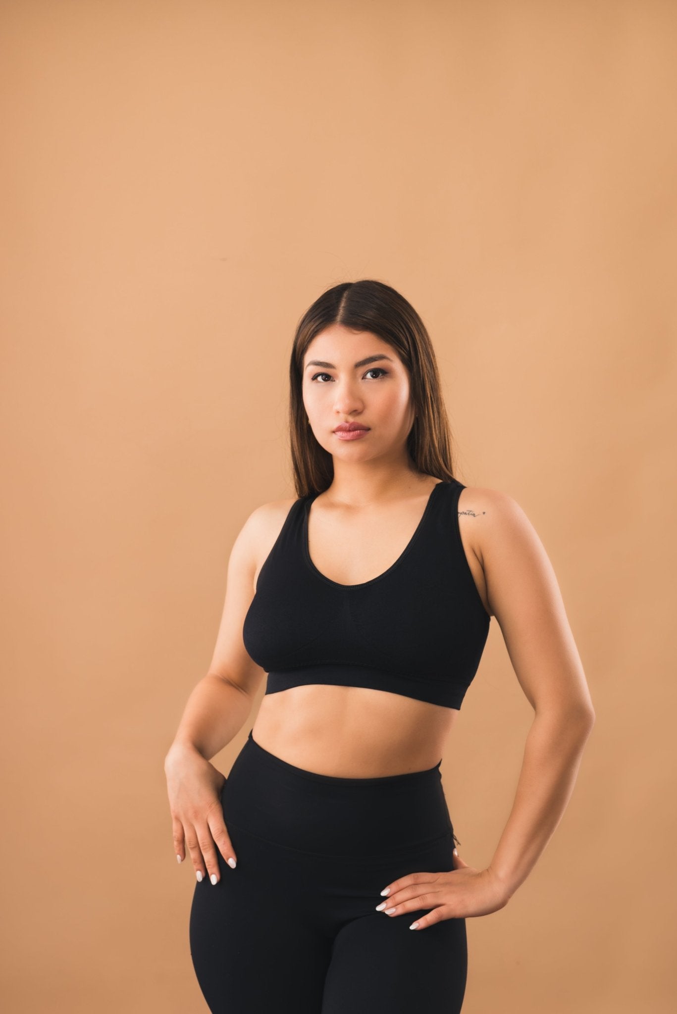 3 Pack Padded - Black - The Genie Bra