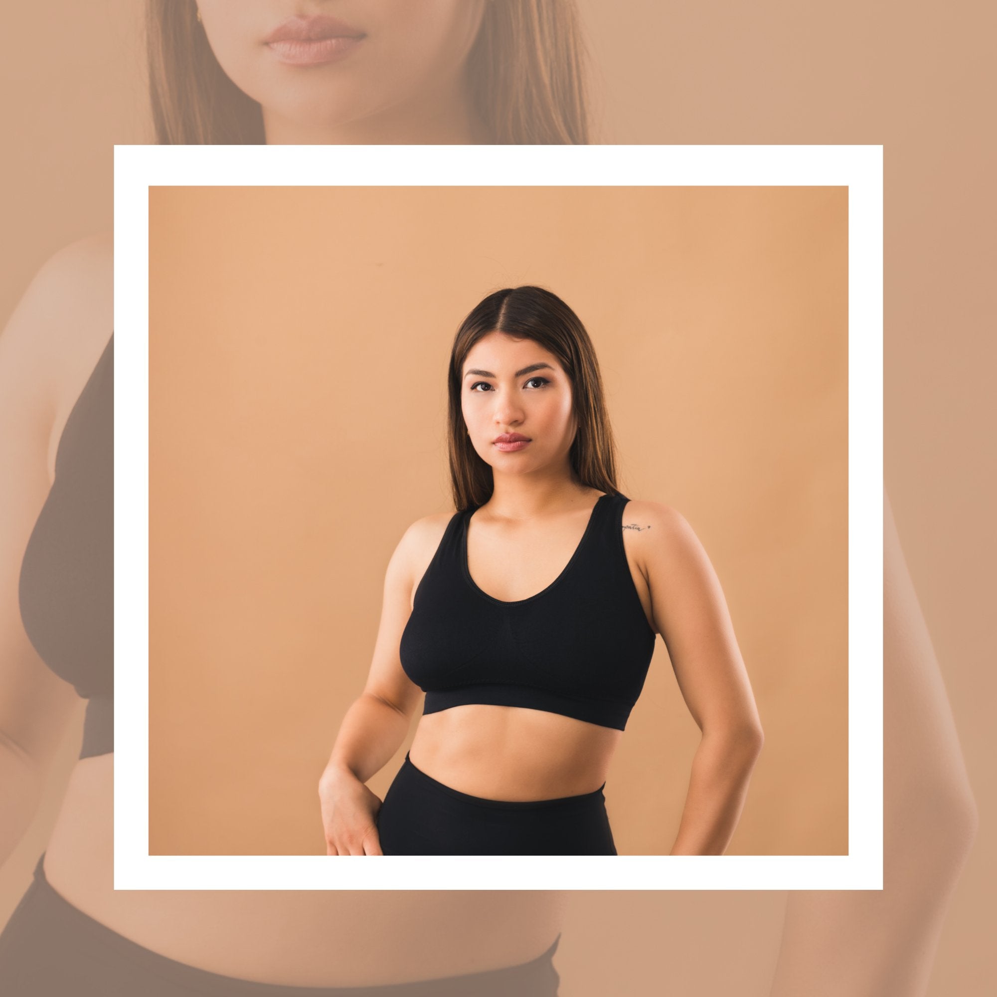 3 Pack Padded - Black - The Genie Bra