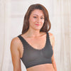 3 Pack Padded Lace Edge - Black - The Genie Bra