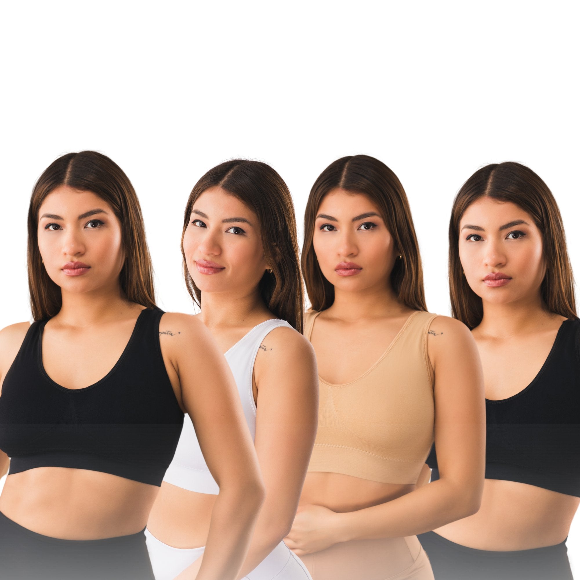 3 Pack Padded Variety - Classic – The Genie Bra