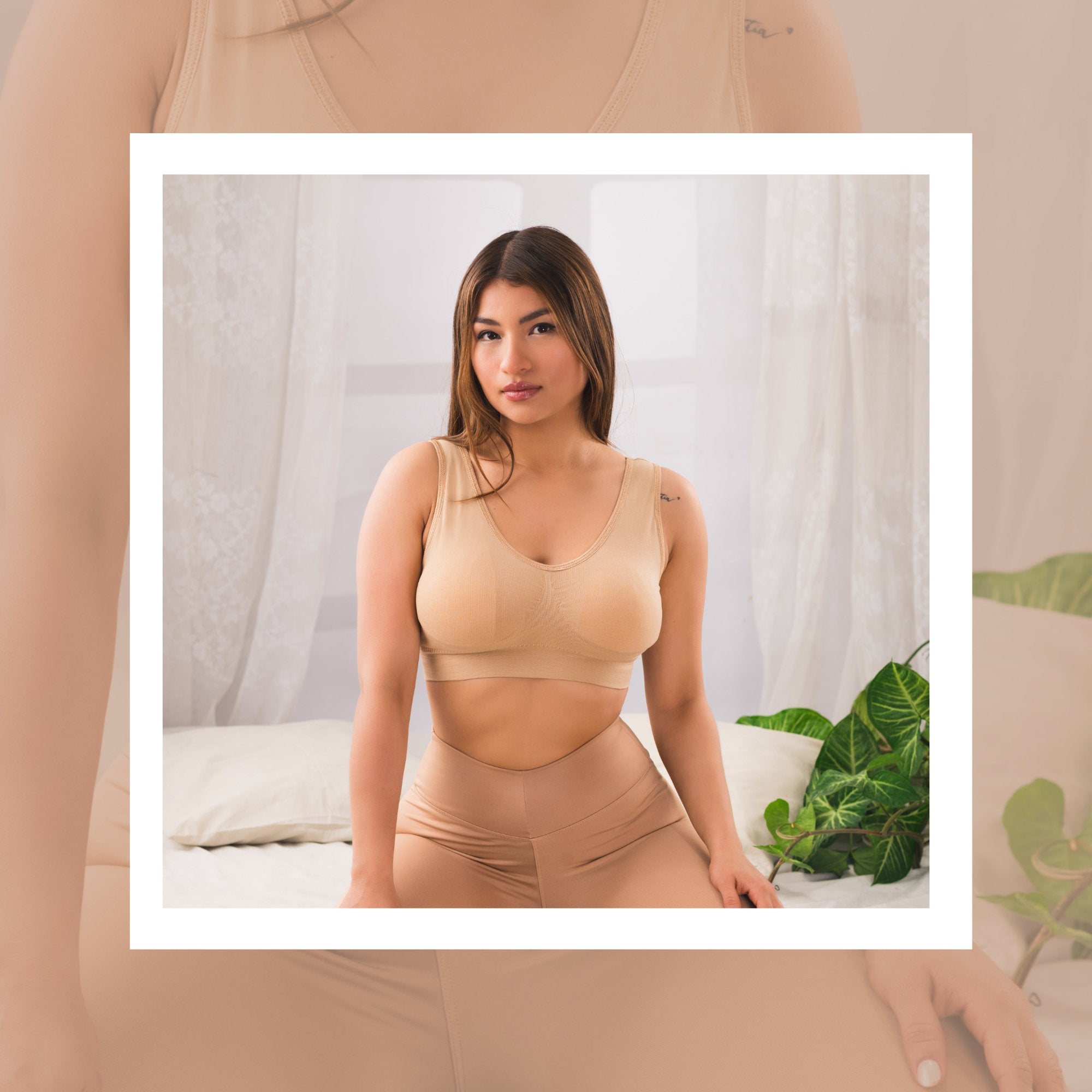 3 Pack Un-Padded - Nude - The Genie Bra