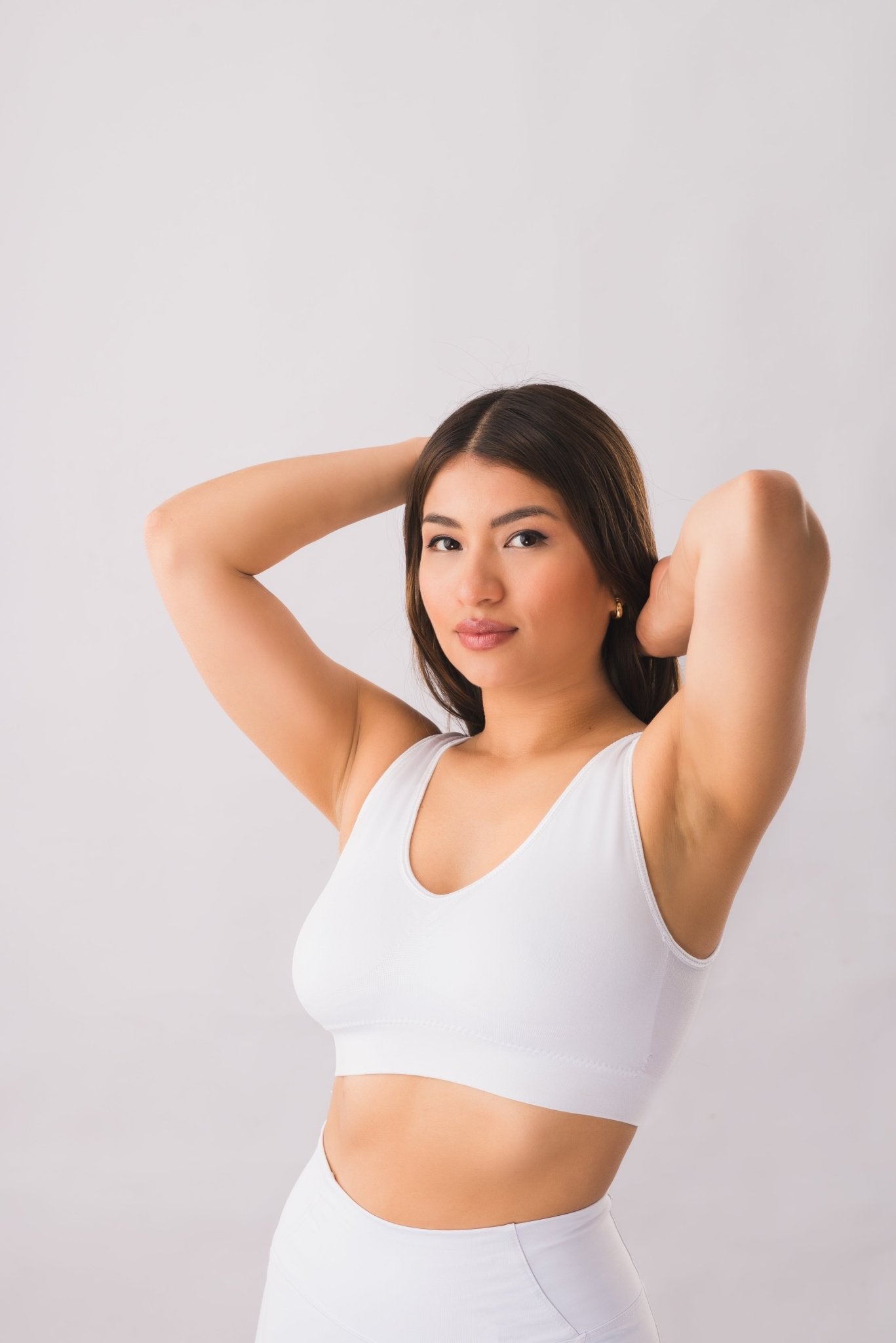 3 Pack Un-Padded - White - The Genie Bra